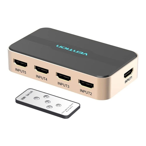 Vention HDMI Switch 5 Port with IR remote control, 4K*2K 30Hz