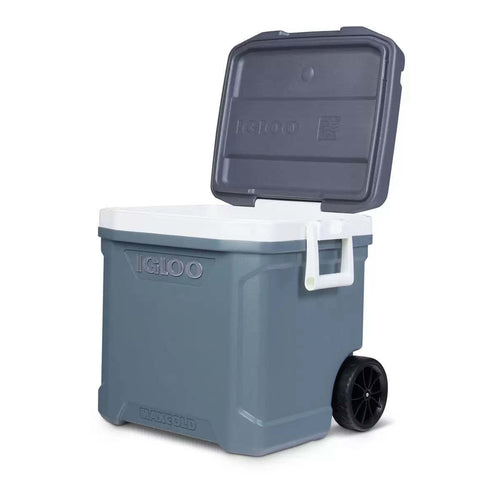 Igloo MaxCold Latitude 62 Quart Roller Cooler, 58L