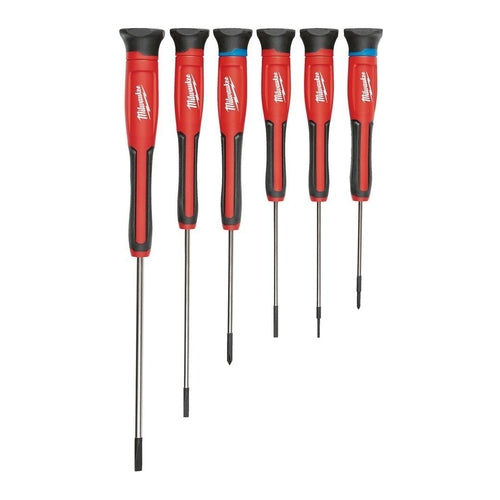 Milwaukee Percision Screwdriver Set, 6Pcs