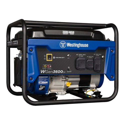 Westinghouse Gasoline Generator with co Sensor, Wgen3600cv