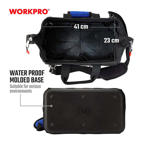 WORKPRO Wide Mouth Storage Bag, 16 Inch (400mm), WP281007