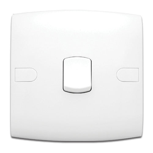 AlFanar 1 Way 1 Gang Switch, 10A, 220V, White