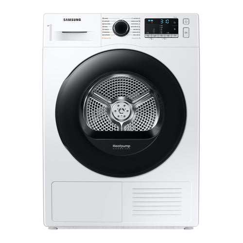 SAMSUNG Front Load Dryer, 9Kg, 14 Programs, A++, White, DV90TA040AE/EU