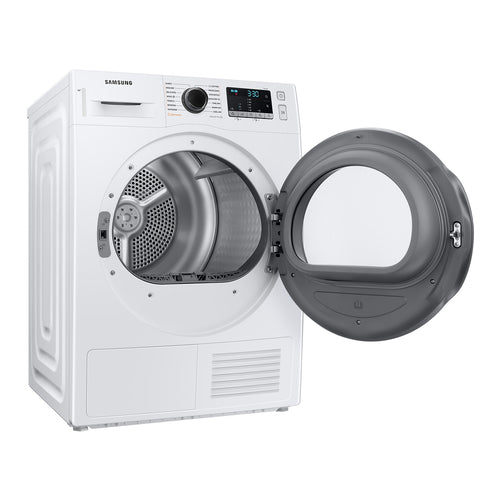 SAMSUNG Front Load Dryer, 9Kg, 14 Programs, A++, White, DV90TA040AE/EU