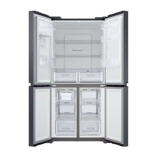 SAMSUNG French Door Refrigerator, 470L, Black, RF49A5202B1/LV