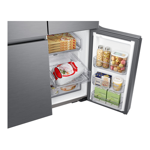 SAMSUNG French Door Refrigerator, 593L, Silver, RF59A70T0S9/LV