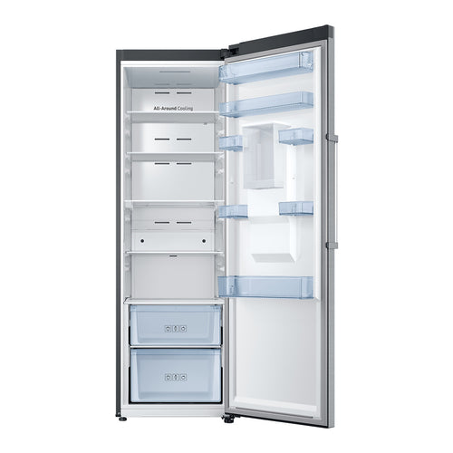 SAMSUNG One Door Refrigerator, 375L, Silver, RR39M73107F/LV