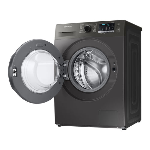 SAMSUNG Front Load Washer, 8Kg, 14 Programs, A+++, Grey, WW80TA046AX1FH