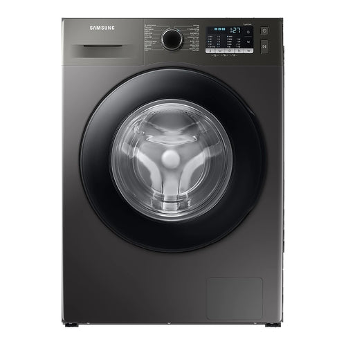 SAMSUNG Front Load Washer, 9Kg, 14 Programs, A+++, Grey, WW90TA046AX1FH