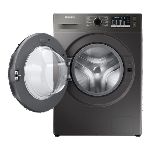 SAMSUNG Front Load Washer, 9Kg, 14 Programs, A+++, Grey, WW90TA046AX1FH